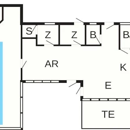 Semesterbostad 15 Person In