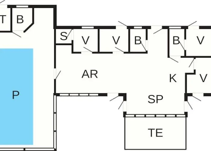 בית נופש 15 Person In Højslev